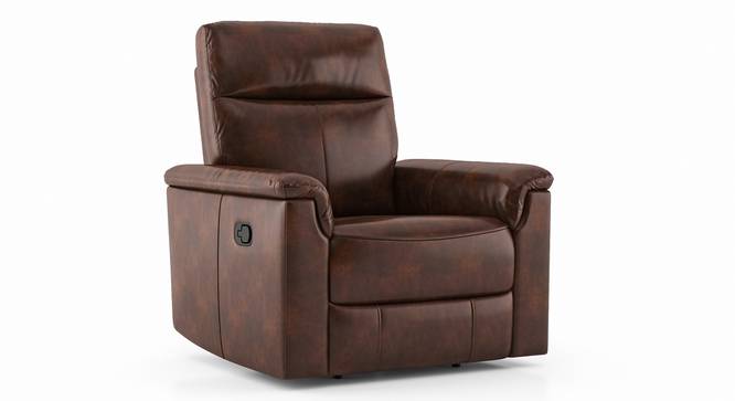 Barnes Recliner (One Seater, Tuscan Brown) by Urban Ladder - Cross View Design 1 - 408766