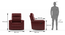 Barnes Recliner (One Seater, Barn Red) by Urban Ladder - Image 1 Design 1 - 408785