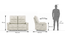 Laurence Motorized Recliner (Two Seater, Cannoli Cream) by Urban Ladder - Design 1 Dimension - 408832