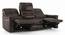 Laurence Motorized Recliner (Three Seater, Powdered Cocoa Brown) by Urban Ladder - Front View Design 1 - 408842