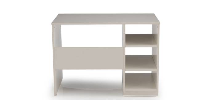 Araceli Office Table (White, White Finish) by Urban Ladder - Front View Design 1 - 408882