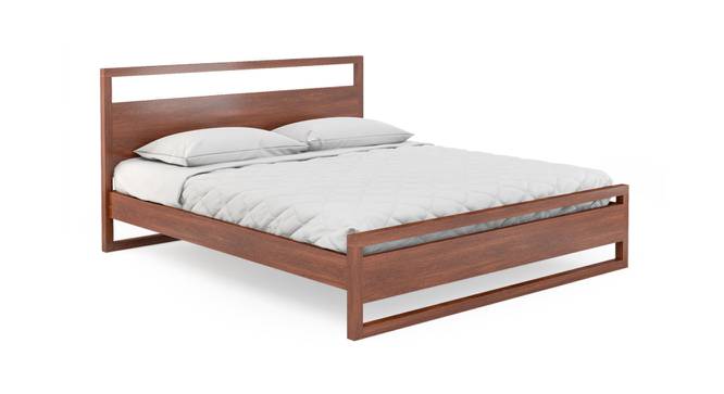 Desdra Bed (King Bed Size, Matte Finish) by Urban Ladder - Cross View Design 1 - 408888