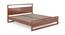 Desdra Bed (King Bed Size, Matte Finish) by Urban Ladder - Rear View Design 1 - 408927
