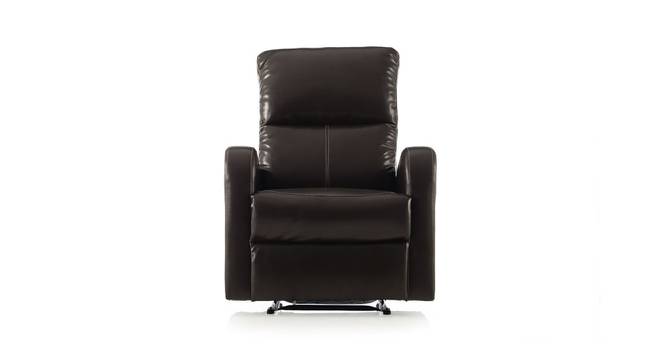 Dylan Recliner (Black, One Seater) by Urban Ladder - Front View Design 1 - 408976