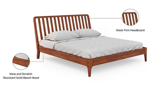 Durin Bed (Queen Bed Size, Matte Finish) by Urban Ladder - Cross View Design 1 - 408982
