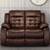 Hemingway two seater recliner sofa brown lp
