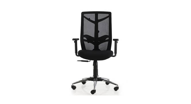 Joyce Executive Chair (Black) by Urban Ladder - Front View Design 1 - 409066
