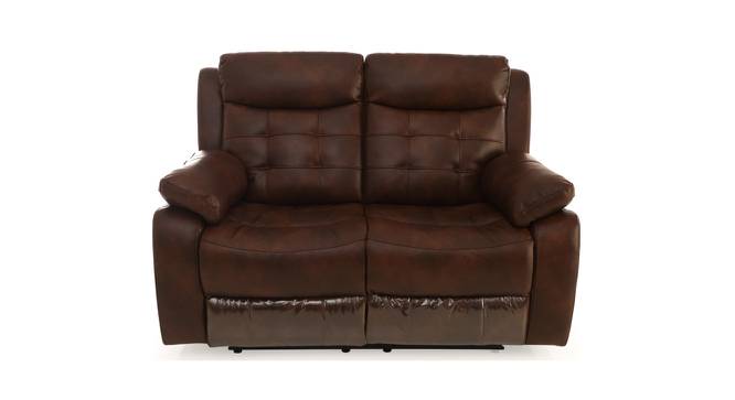 Hemingway Recliner (Brown, Two Seater) by Urban Ladder - Front View Design 1 - 409072