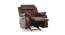 Hemingway Recliner (Brown, One Seater) by Urban Ladder - Cross View Design 1 - 409086