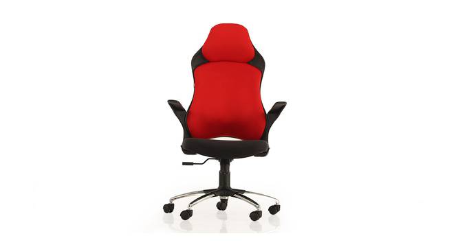 Luella Executive Chair (Red & Black) by Urban Ladder - Front View Design 1 - 409161