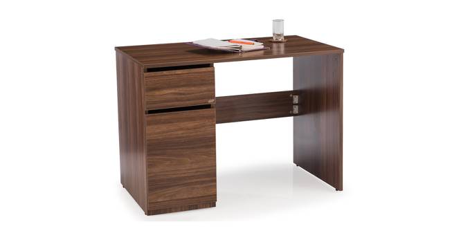 Luisa Office Table (Walnut Finish, Brown) by Urban Ladder - Cross View Design 1 - 409172