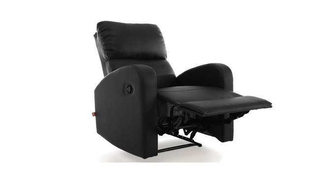 Milo Recliner (Black, One Seater) by Urban Ladder - Cross View Design 1 - 409173