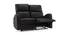 Milo Recliner (Black, Two Seater) by Urban Ladder - Cross View Design 1 - 409174