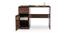 Luisa Office Table (Walnut Finish, Brown) by Urban Ladder - Design 1 Side View - 409182
