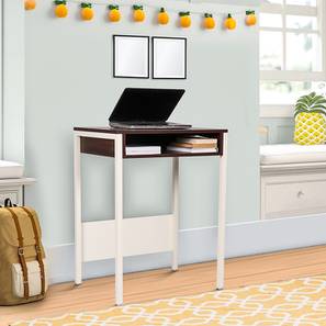 Irresistibly Good Deals Design Stanza Free Standing Engineered Wood Study Table in White Finish