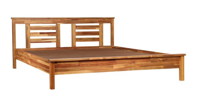 Wardona Bed (Queen Bed Size, Natural Finish) by Urban Ladder - Cross View Design 1 - 409330