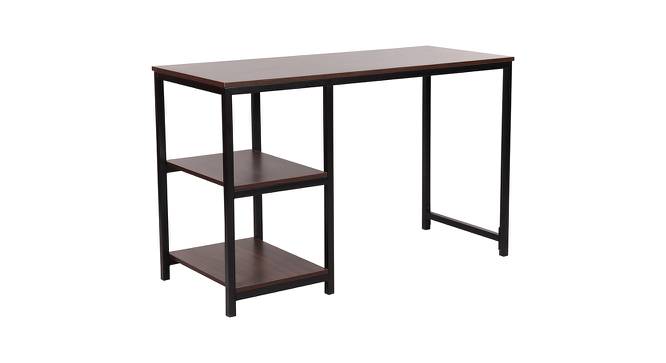 Perth Study Table (Brown, Brown Finish) by Urban Ladder - Design 1 Side View - 409342