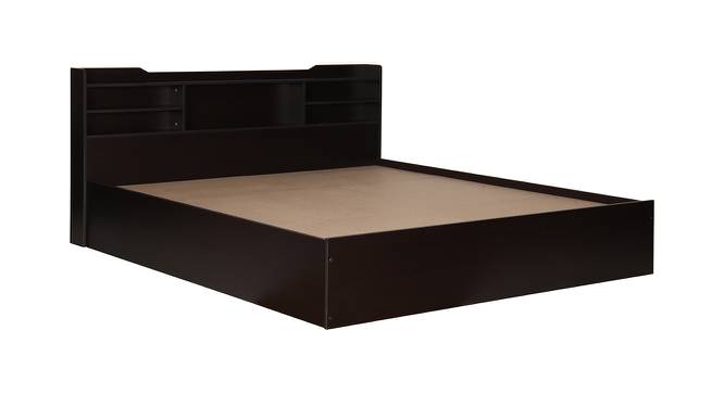Bolton Storage Bed (King Bed Size, Wenge) by Urban Ladder - Design 1 Side View - 409349