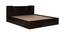Bolton Storage Bed (King Bed Size, Wenge) by Urban Ladder - Design 1 Side View - 409349