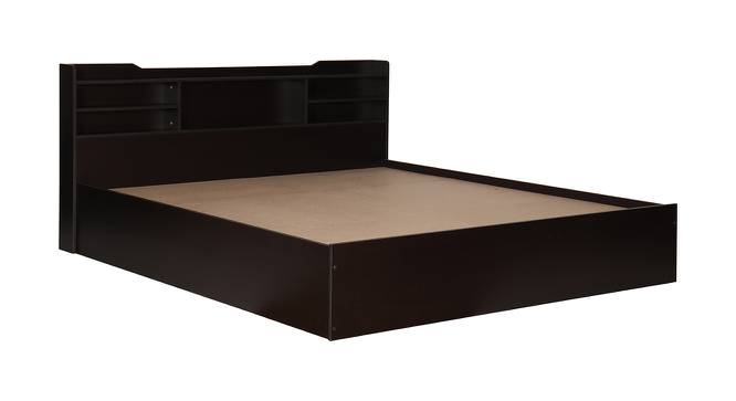 Bolton Storage Bed (Queen Bed Size, Wenge) by Urban Ladder - Design 1 Side View - 409350