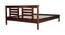 Wardona Bed (Walnut Finish, King Bed Size) by Urban Ladder - Front View Design 1 - 409362