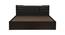 Bolton Storage Bed (King Bed Size, Wenge) by Urban Ladder - Front View Design 1 - 409364