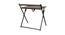 Pistara Folding Study Table (Brown, Brown Finish) by Urban Ladder - Rear View Design 1 - 409368