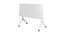 Chrome Study Table (White, White Finish) by Urban Ladder - Rear View Design 1 - 409369