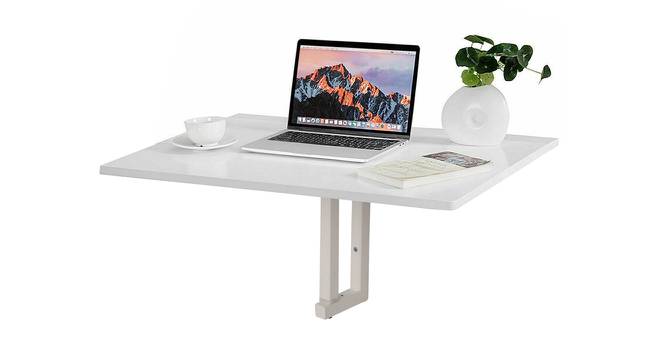 Zuri Wall Mount Study Table (White, White Finish) by Urban Ladder - Cross View Design 1 - 409412
