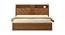 Monarch Storage Bed (King Bed Size, Natural Teak) by Urban Ladder - Front View Design 1 - 409476