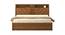 Monarch Storage Bed (Queen Bed Size, Natural Teak) by Urban Ladder - Front View Design 1 - 409477