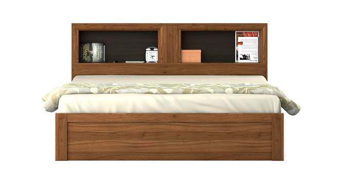 Blaze Storage Bed (Queen Bed Size, Natural Teak) by Urban Ladder - Cross View Design 1 - 409490