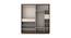 Raswa Sliding Wardrobe (Walnut Bronze) by Urban Ladder - Design 1 Side View - 409509