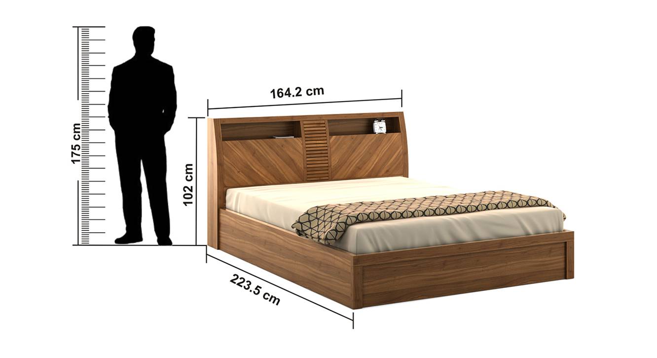 Monarch storage bed queen 6