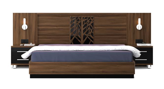 Autumn Storage Bed (Queen Bed Size, Walnut Bronze) by Urban Ladder - Cross View Design 1 - 409556