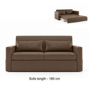 Camden sofa cum bed color mocha brown 5ft lp