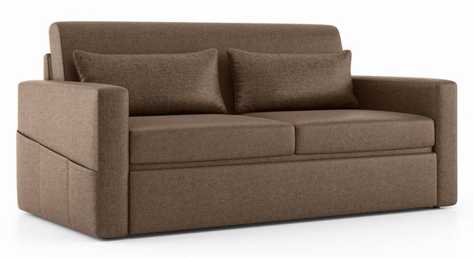 Camden Sofa Cum Bed (Mocha Brown) by Urban Ladder - Cross View Design 1 - 409565