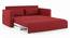 Camden Sofa Cum Bed (Salsa Red) by Urban Ladder - Design 1 Side View - 409573