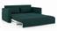 Camden Sofa Cum Bed (Malibu Blue) by Urban Ladder - Design 1 Side View - 409575
