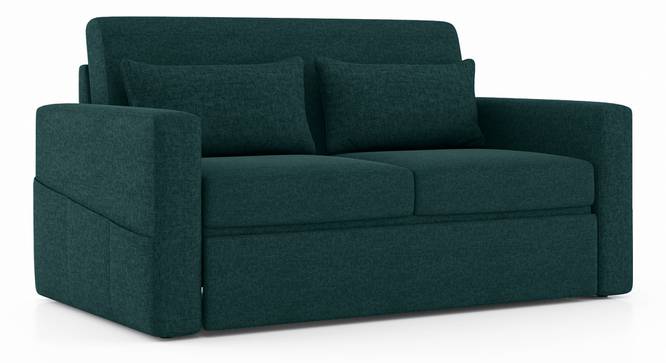 Camden Compact Sofa Cum Bed (Malibu Blue) by Urban Ladder - Cross View Design 1 - 409588