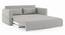 Camden Sofa Cum Bed (Vapour Grey) by Urban Ladder - Design 1 Side View - 409599