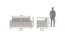 Camden Sofa Cum Bed (Vapour Grey) by Urban Ladder - Design 1 Dimension - 409606
