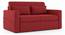 Camden Compact Sofa Cum Bed (Salsa Red) by Urban Ladder - Cross View Design 1 - 409613