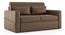 Camden Compact Sofa Cum Bed (Mocha Brown) by Urban Ladder - Cross View Design 1 - 409614