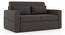 Camden Compact Sofa Cum Bed (Smoke Grey) by Urban Ladder - Cross View Design 1 - 409636