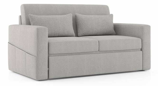 Camden Compact Sofa Cum Bed (Vapour Grey) by Urban Ladder - Cross View Design 1 - 409637