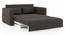 Camden Compact Sofa Cum Bed (Smoke Grey) by Urban Ladder - Design 1 Side View - 409642