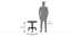Fiona Side & End Table (Mahogany Finish) by Urban Ladder - Design 1 Dimension - 409656