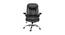 Ronaldo Office Chair (Black) by Urban Ladder - Cross View Design 1 - 409675