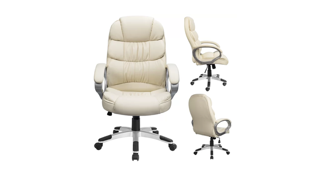 Fargonza Office Chair (Off White) by Urban Ladder - Cross View Design 1 - 409680